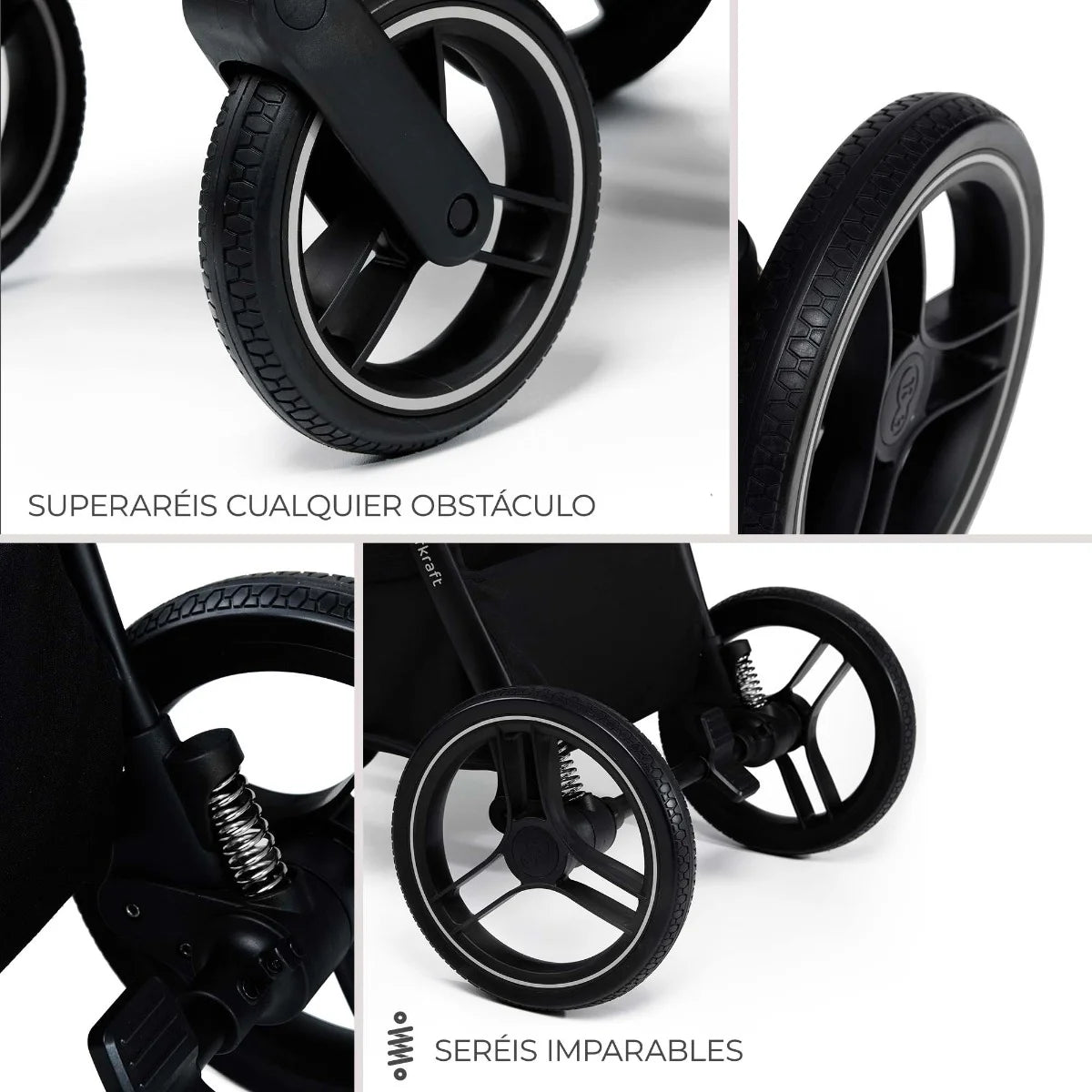 Kinderkraft carro bebé NEA 2 | carrito 2 piezas | carro bebé