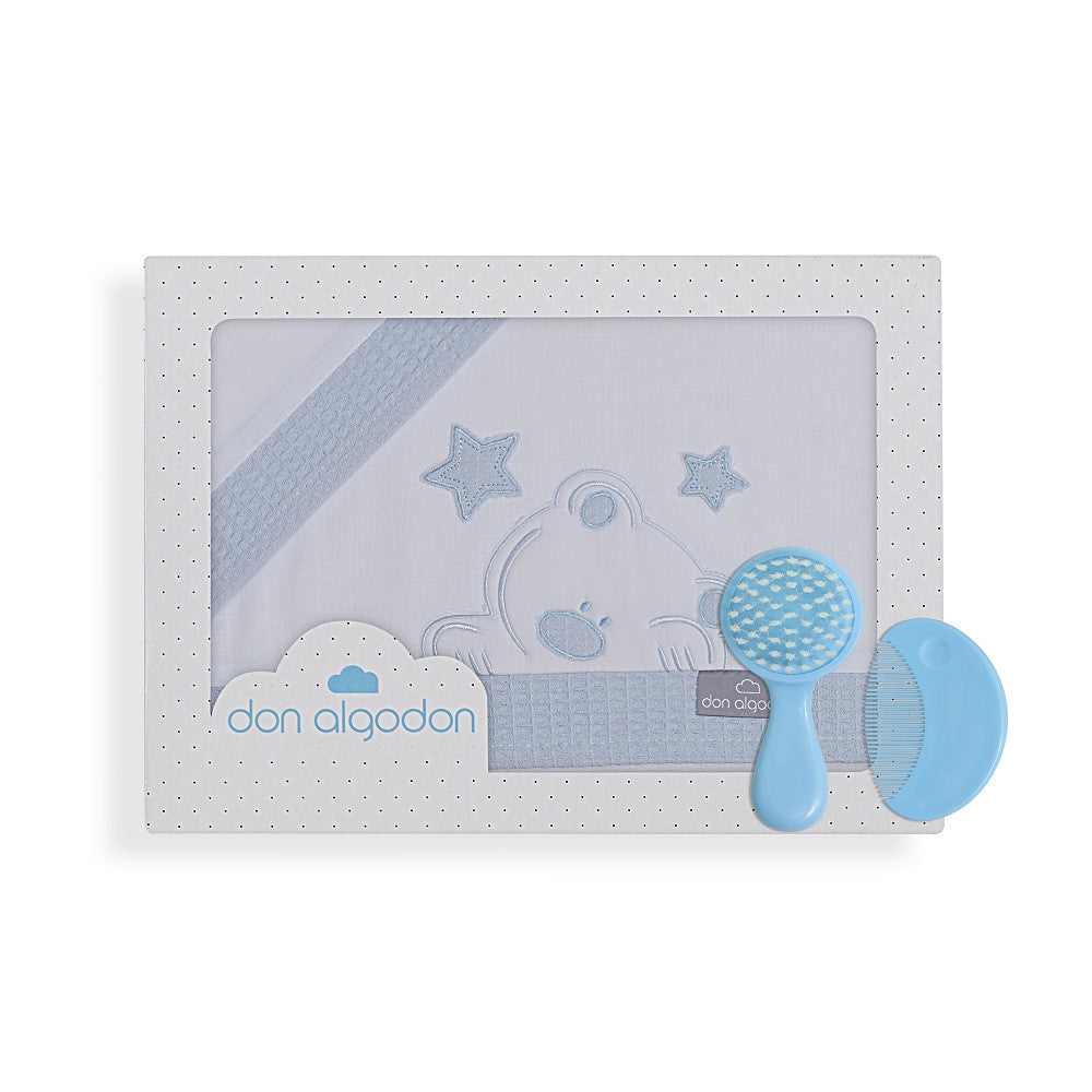 Don algodón | Sábanas de cuna con kit peine y cepillo VIGGO 100% ALGODON