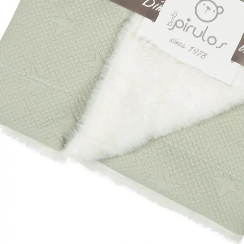 BimBidreams | Manta Doble Cara New Stars 80X110 | Color Verde