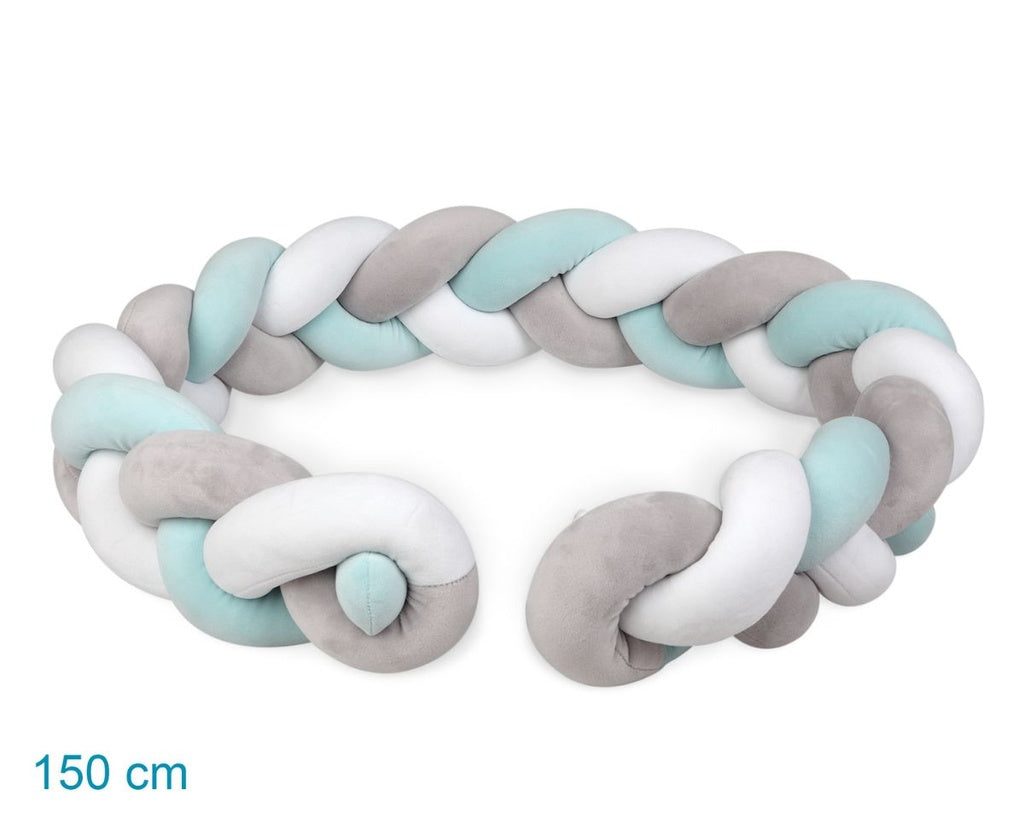 KIOKIDS | PROTECTOR PARA CUNA 150CM | TRENZA