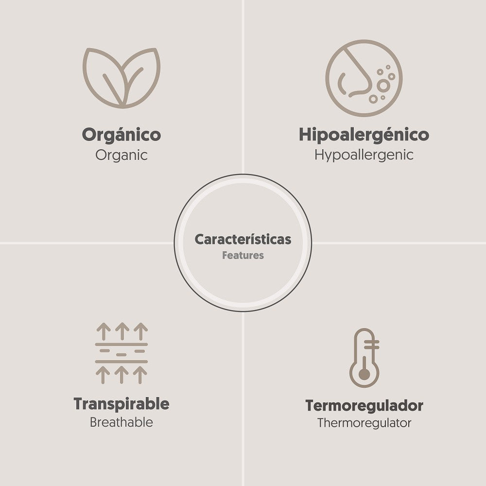 SET REGALO 5 PCS 100% ALG. T 0-6M TOPOS BAMBOO ROSA