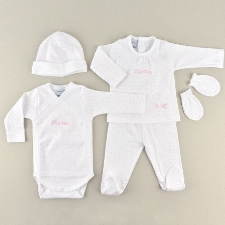 BABIDU Mi Primera Ropita Personalizada Estrellas 0M