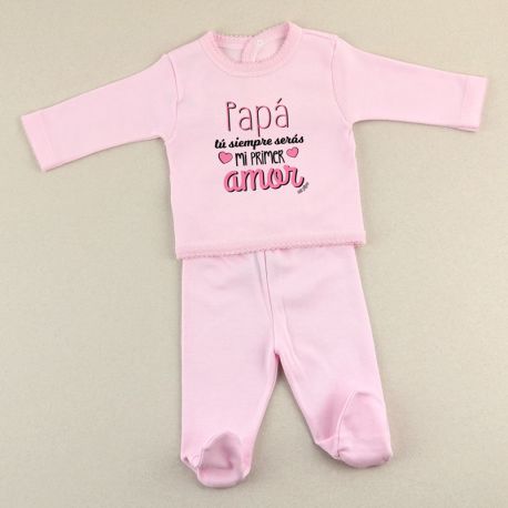Babidu set 2 Piezas 0m Divertido Mamá / Papá tu siempre serás mi primer amor