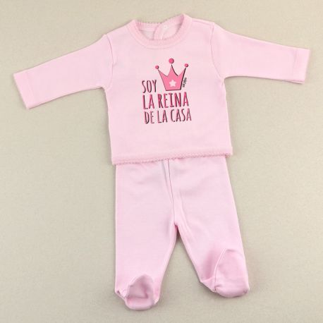 Babidu set 2 Piezas 0m Divertido Soy el rey / Reina de la casa