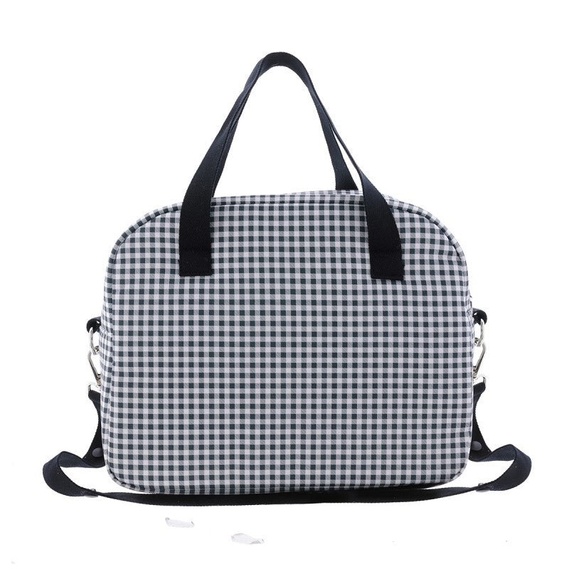 bolso vichy negro CAMBRASS
