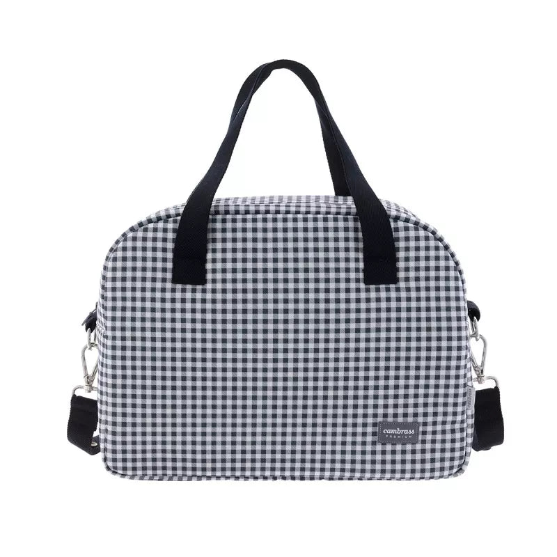 bolso vichy negro CAMBRASS