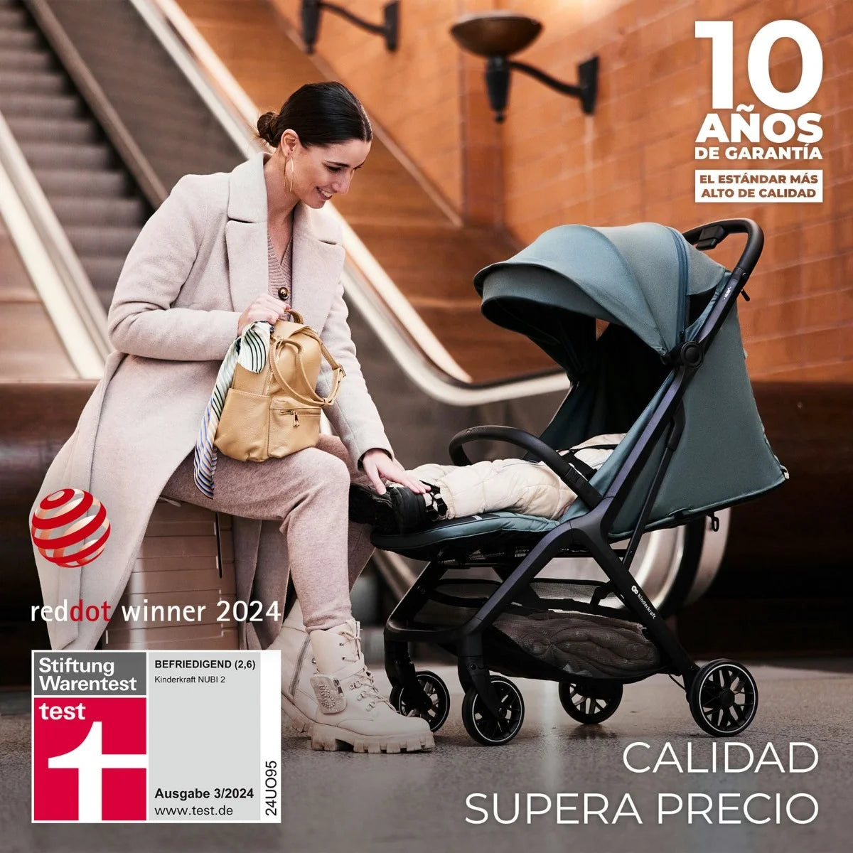 Kinderkraft | Silla de paseo Nubi 2 | Silla ligera