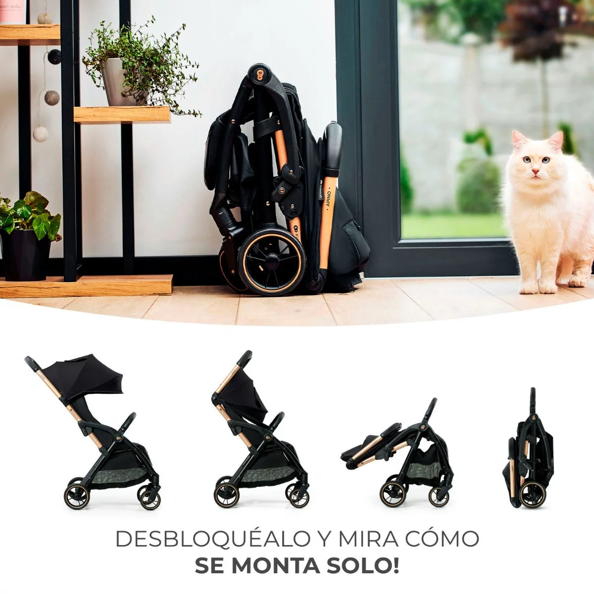 Kinderkraft Apino | Silla de paseo ligera